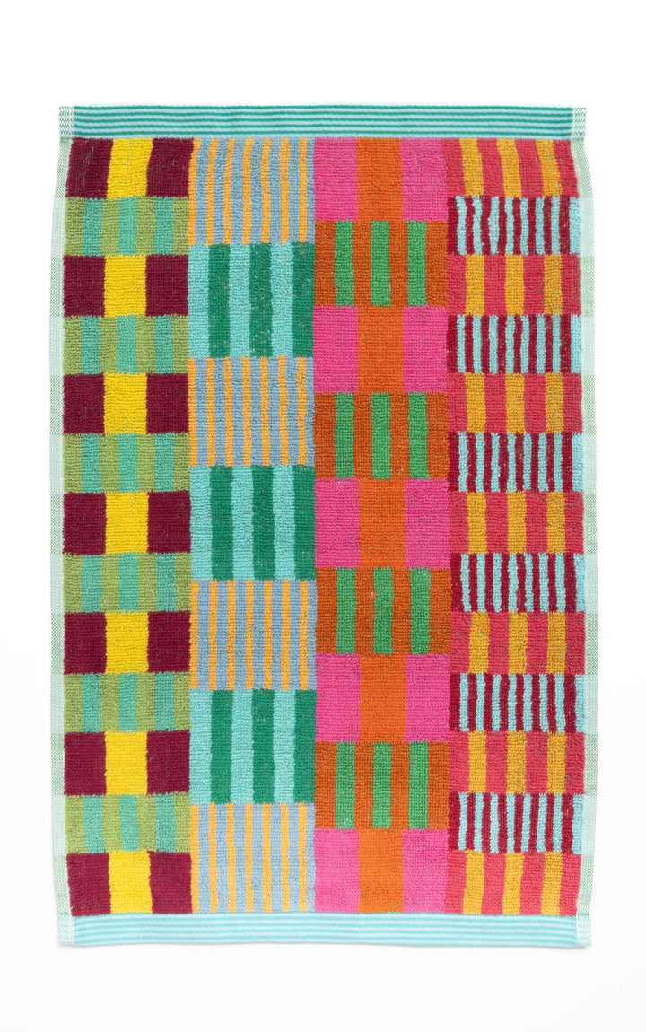 Odds & Ends Handtücher 2-er Set Gästehandtücher Duo Tulip Quilt #102 bei Nauli and Stories