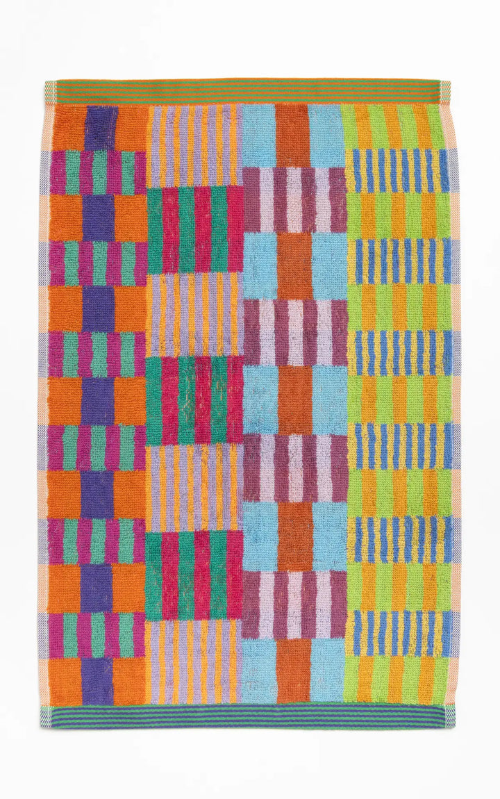 Odds & Ends Handtücher 2-er Set Gästehandtücher Duo Tulip Quilt #102 bei Nauli and Stories