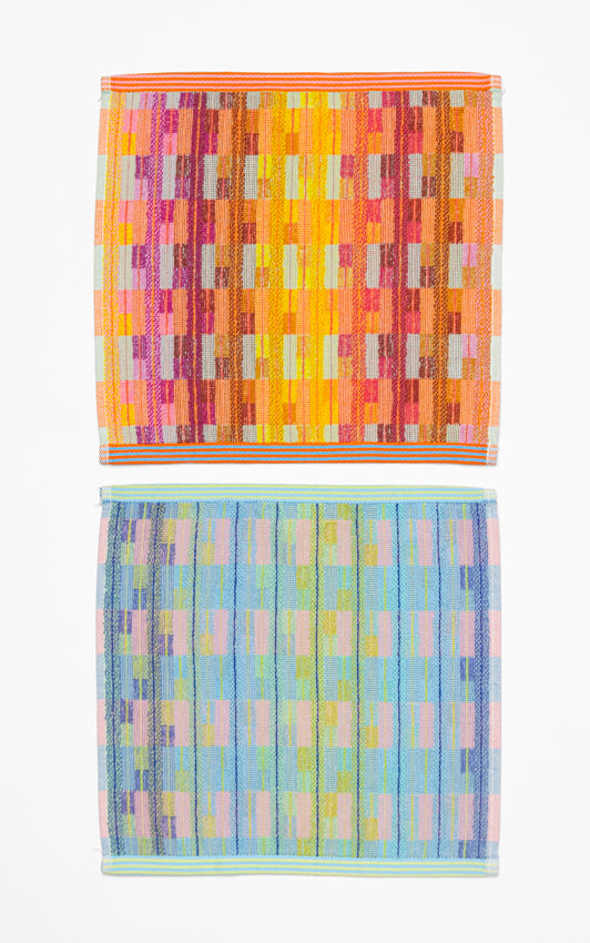 Odds & Ends Handtücher 2er Pack- saugfähige Baumwoll- Handtücher  #61 Basket, 30x30cm bei Nauli and Stories