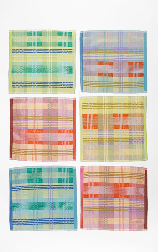 Odds & Ends Handtücher 2er Pack- saugfähige Baumwoll- Handtücher #64 Wild Weave, 30x30cm bei Nauli and Stories