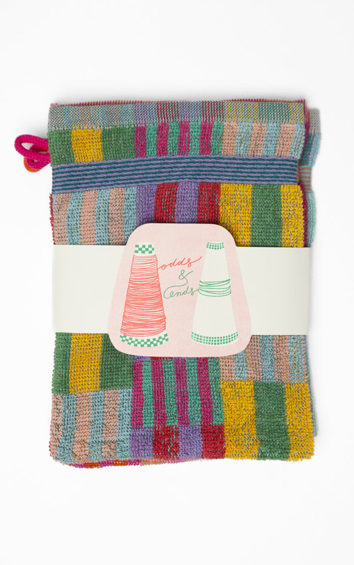 Odds &amp; Ends Handtücher 3er Pack-  Baumwoll- Waschlappen Trio 