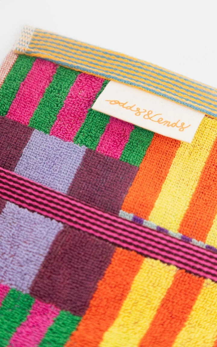 Odds & Ends Handtücher beach towel #66 tulip quilt bei Nauli and Stories