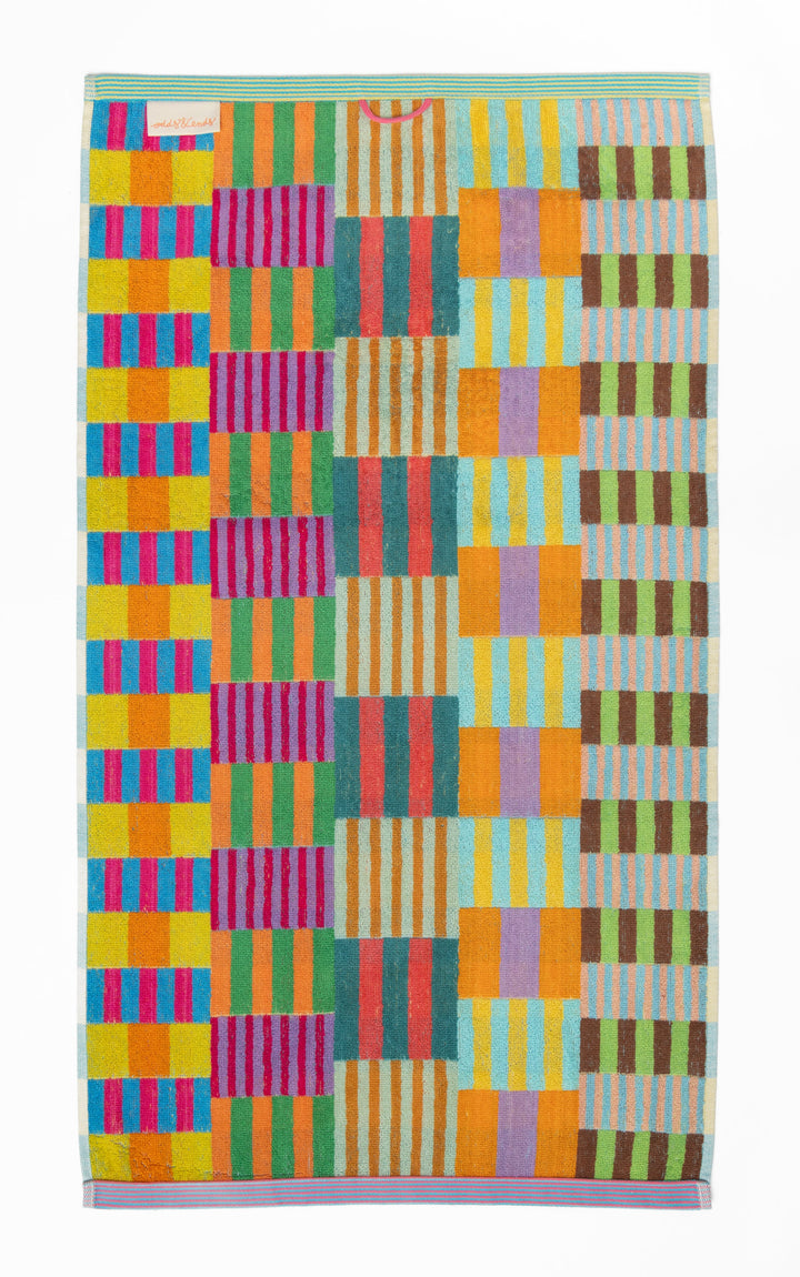 Odds & Ends Handtücher Frottee-Badetuch Tulip Quilt Klein #103 bei Nauli and Stories