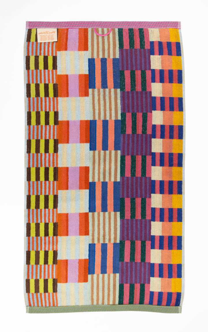 Odds & Ends Handtücher Frottee-Badetuch Tulip Quilt Klein #98 bei Nauli and Stories