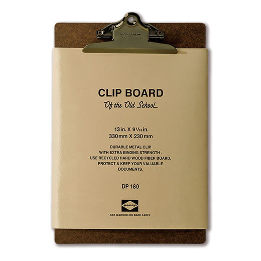 Penco Klemmbrett Clipboard A4 Bronze bei Nauli and Stories
