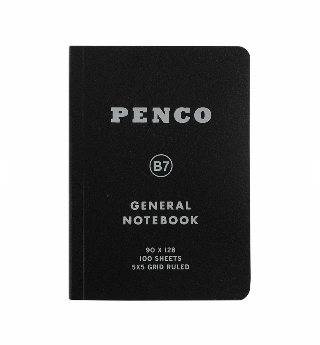 Penco Notizbuch B7 Soft PP Notebook B7 Black - schwarz bei Nauli and Stories