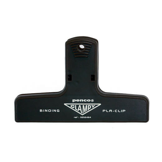 Penco Papierklammer PlaClip Black | Papierclip aus Plastik schwarz bei Nauli and Stories