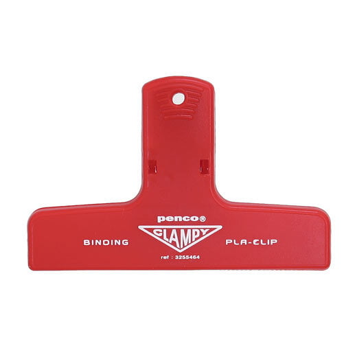 Penco Papierklammer PlaClip Red | Papierclip aus Plastik rot bei Nauli and Stories