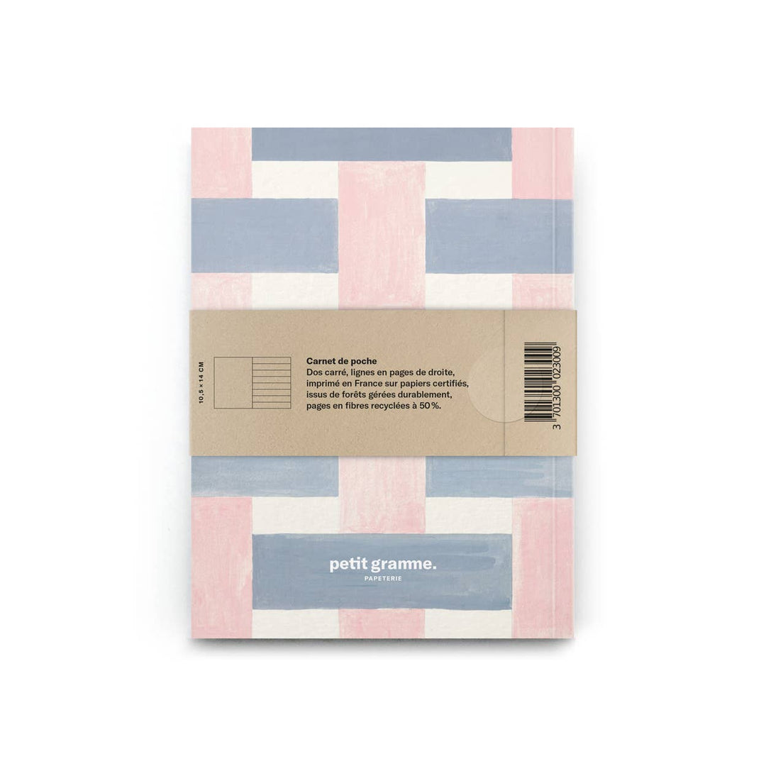 Petit Gramme Notizbuch Taschennotizbuch mit pinkem Rahmen bei Nauli and Stories