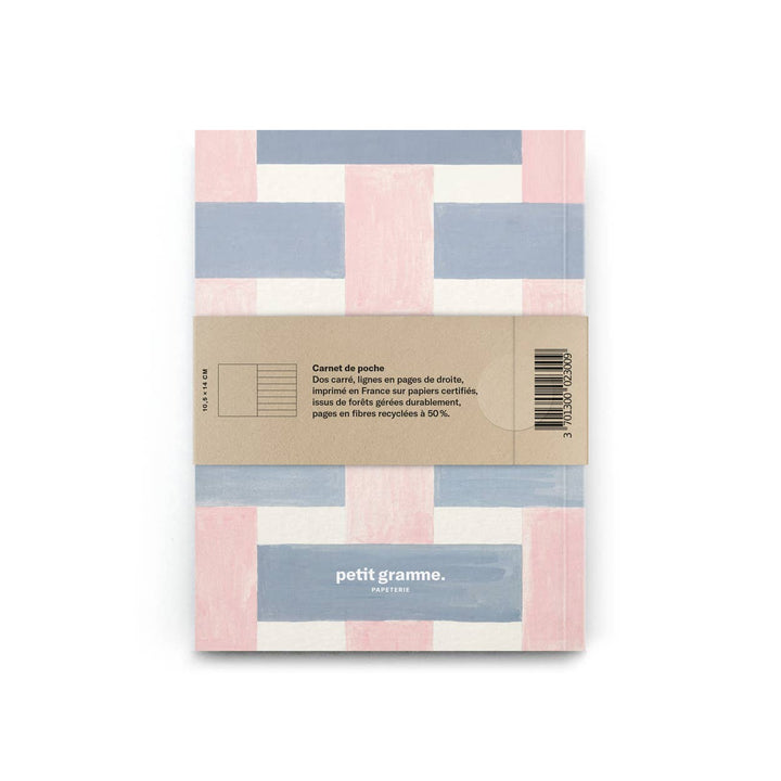 Petit Gramme Notizbuch Taschennotizbuch mit pinkem Rahmen bei Nauli and Stories