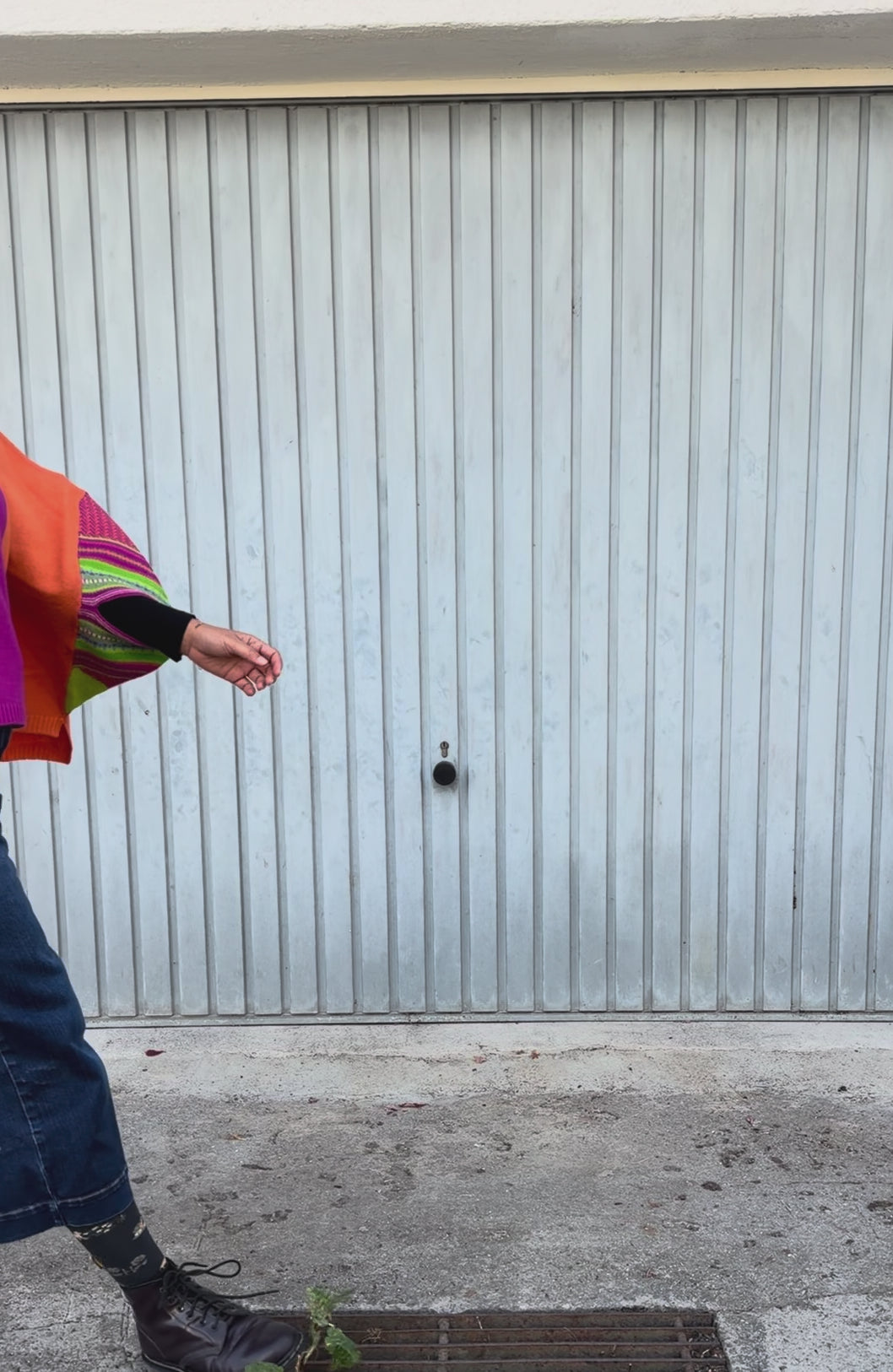 Montrose Top | Starburst | Orange, Pink | 100% Lambswool