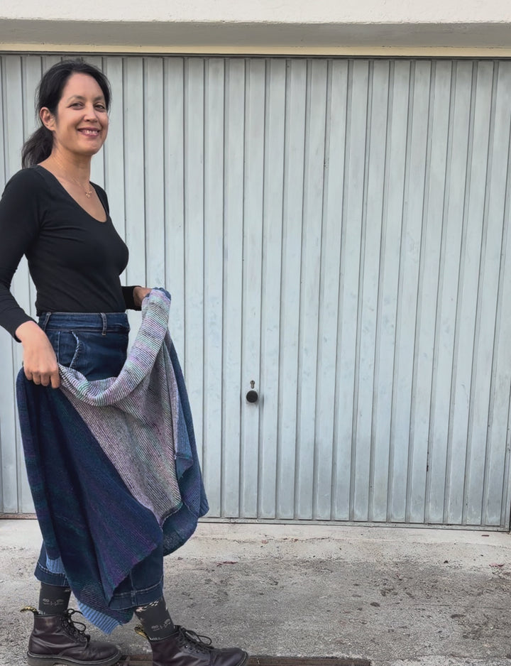 Treeline Wrap | Classic | wide lambswool scarf