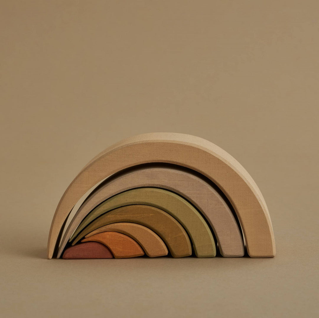 Raduga Grez Holzspielzeug ab 1 Jahr Stapelbogen Biased Rainbow