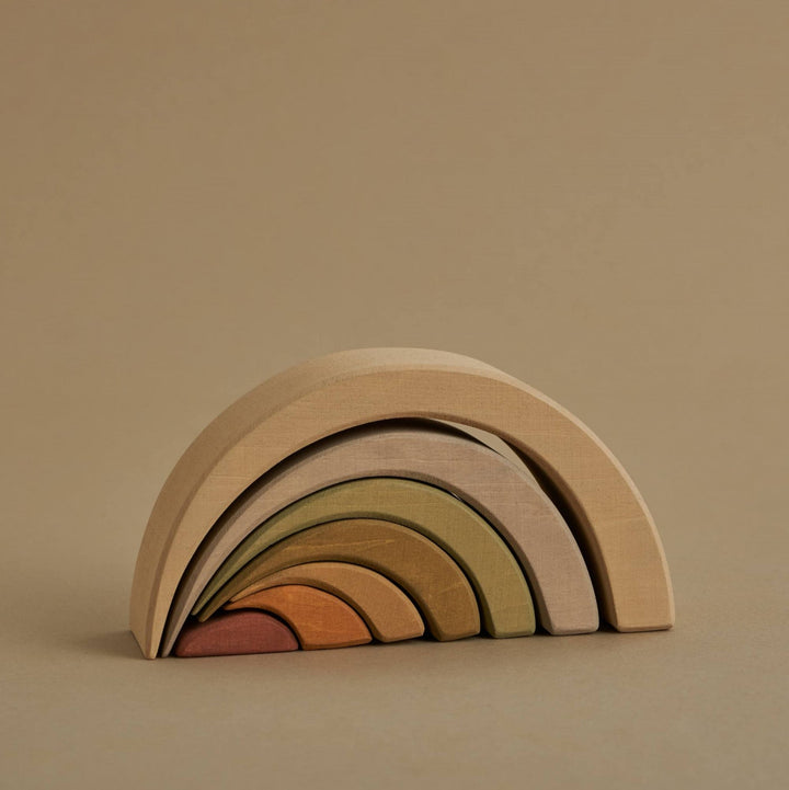 Raduga Grez Holzspielzeug ab 1 Jahr Stapelbogen Biased Rainbow