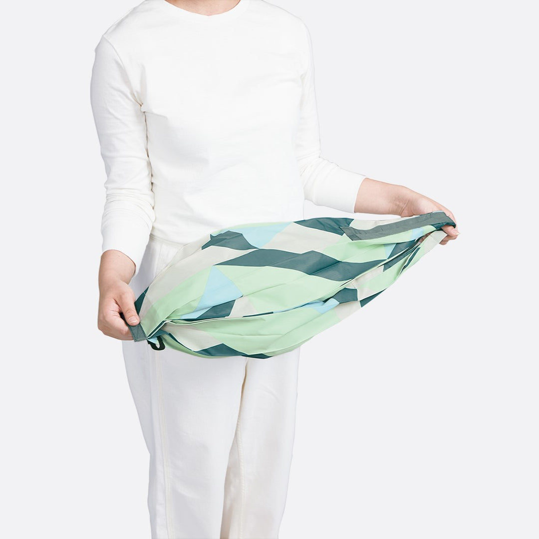 Shupatto Einkaufstasche Shupatto compact foldable shopping bag DROP M - Sea Glass bei Nauli and Stories