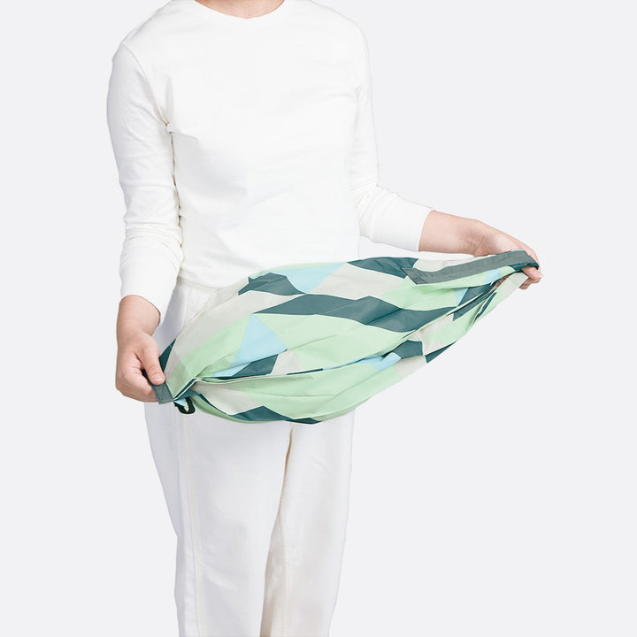 Shupatto Einkaufstasche Shupatto compact foldable shopping bag DROP M - Sea Glass bei Nauli and Stories