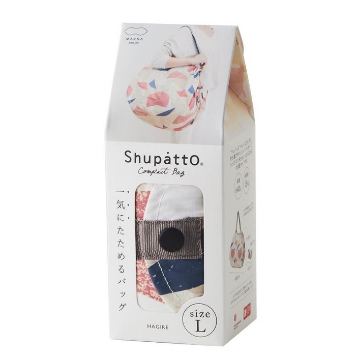 Shupatto Einkaufstasche Shupatto pastellfarbene faltbare große Tasche L - Scraps (Hagire)