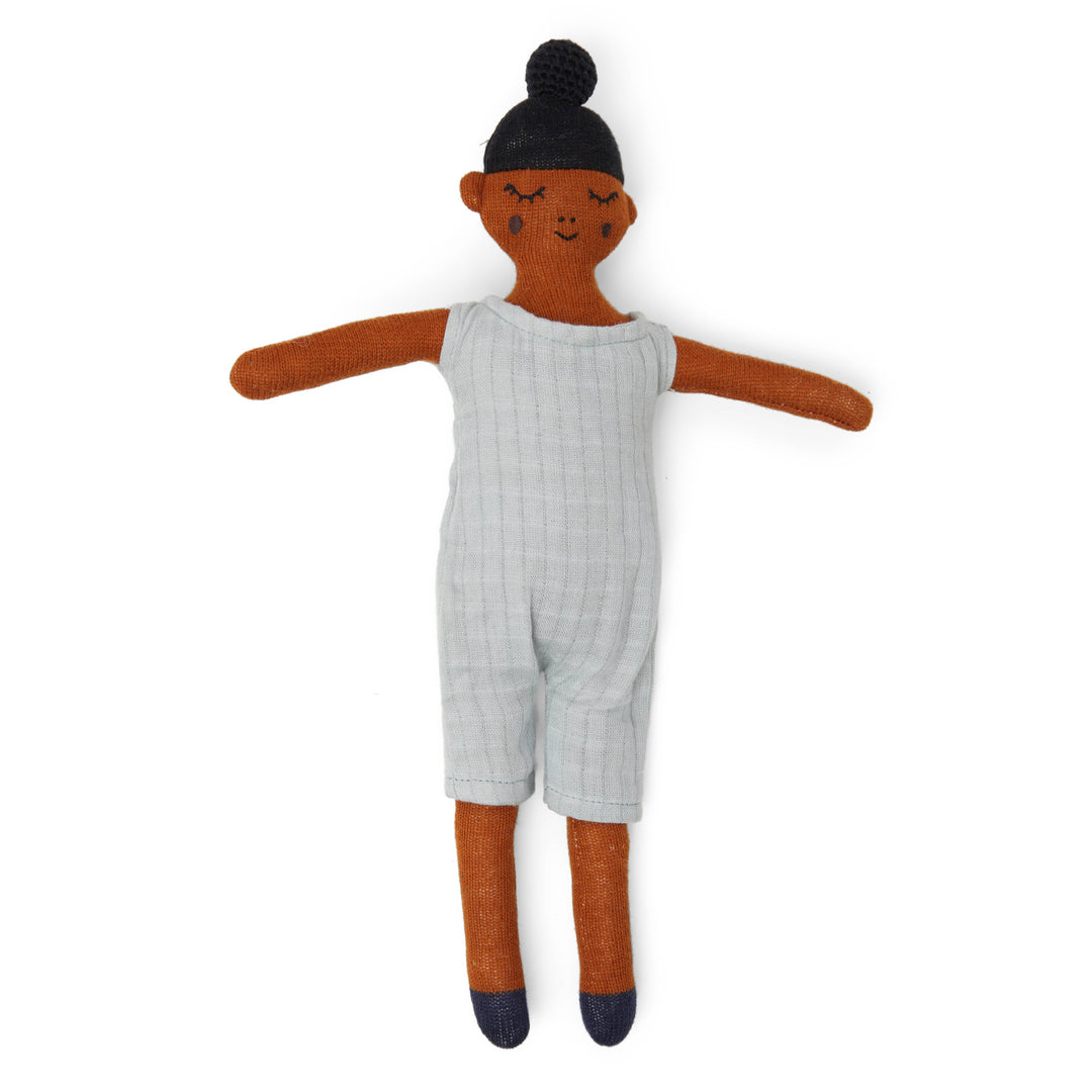 Sophie Home Europe - DUTY FREE in the EU Babydecke Cotton Knit Stuffed Soft Toy Doll: Buddy Aqua