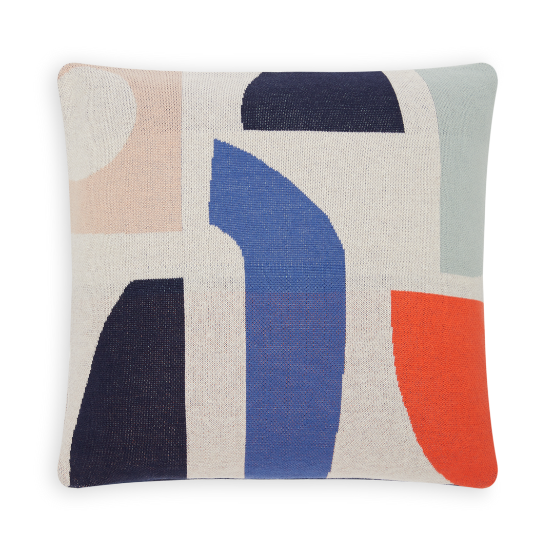 Sophie Home Europe - DUTY FREE in the EU Sofakissen Cotton Knit Throw Pillow/Cushion Cover: Bruten Multi