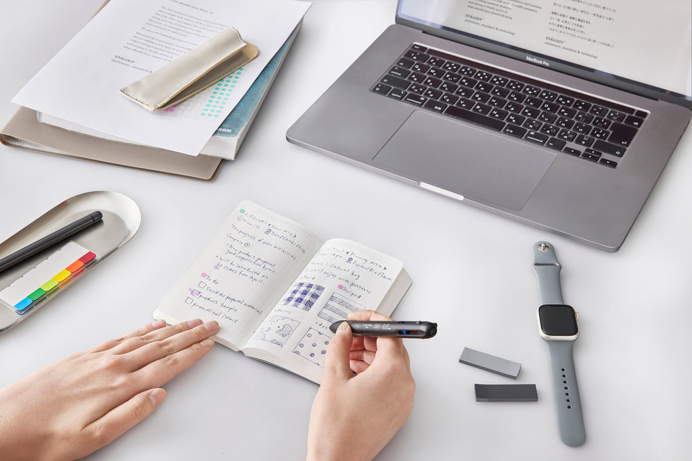 Stálogy Tagebuch 365 Days Notebook B6 Slim Grid Black bei Nauli and Stories