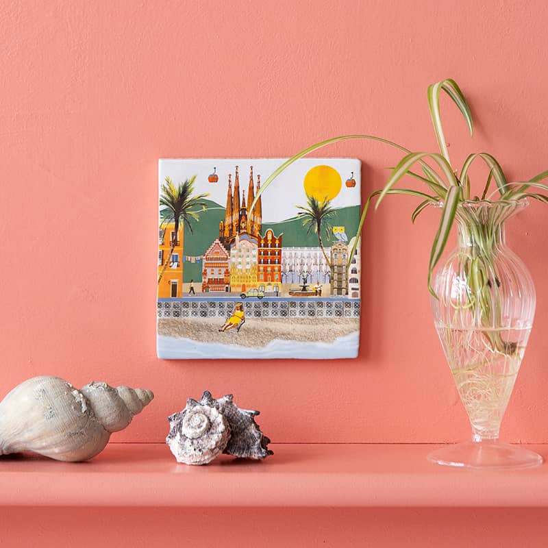 StoryTiles StoryTiles 10x10cm Barcelona vibrante - StoryTiles bei Nauli and Stories