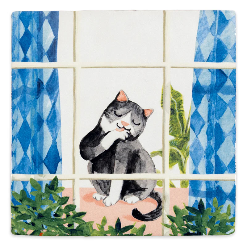 StoryTiles StoryTiles 10x10cm Cosy cat - StoryTiles - 10x10cm bei Nauli and Stories