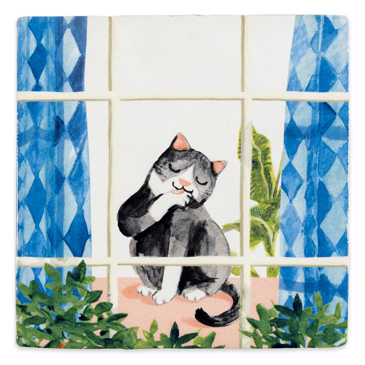 StoryTiles StoryTiles 10x10cm Cosy cat - StoryTiles - 10x10cm bei Nauli and Stories