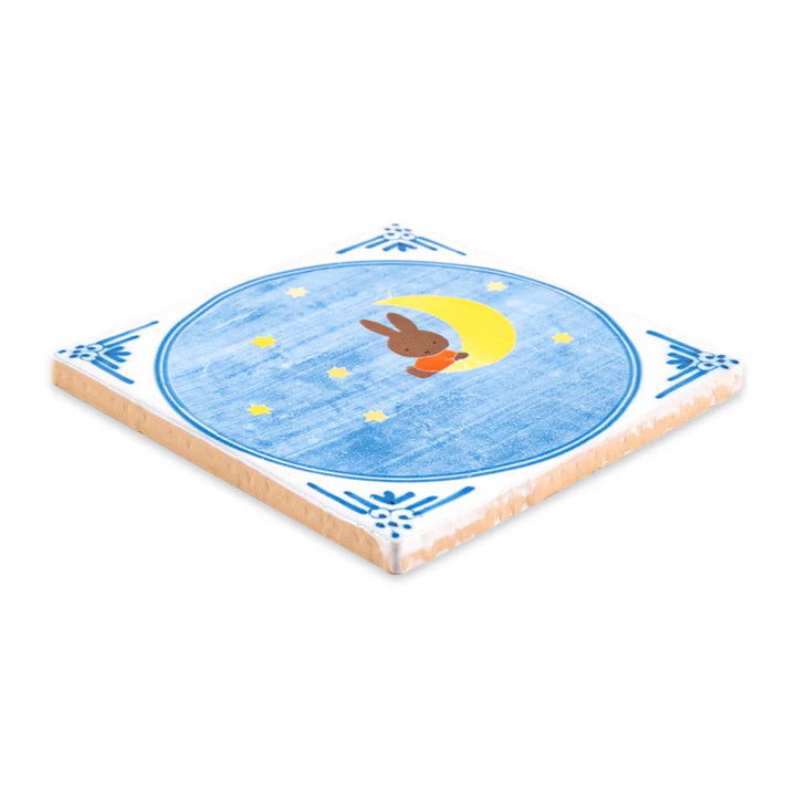 StoryTiles StoryTiles 10x10cm Miffy on the moon - variation 2 - StoryTiles bei Nauli and Stories