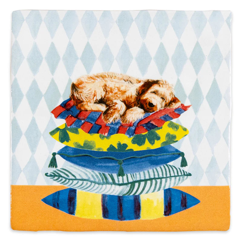 StoryTiles StoryTiles 10x10cm Sleepy dog - StoryTiles - 10x10cm bei Nauli and Stories