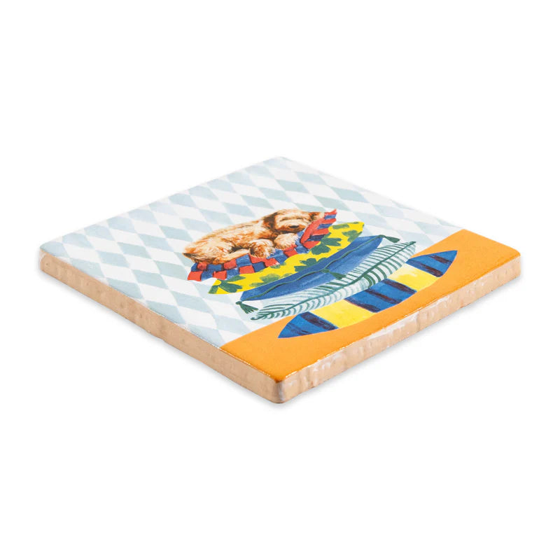 StoryTiles StoryTiles 10x10cm Sleepy dog - StoryTiles - 10x10cm bei Nauli and Stories