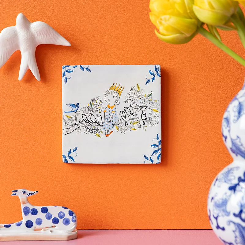 StoryTiles StoryTiles 10x10cm Vogelkoortje - Kleiner Vogelchor - StoryTiles - 10x10cm bei Nauli and Stories