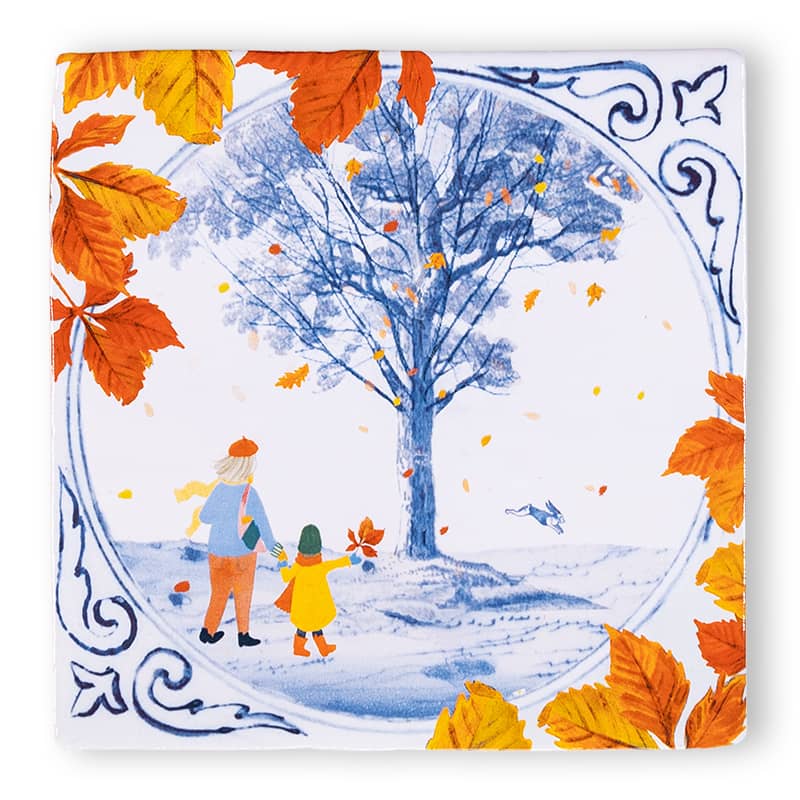 StoryTiles StoryTiles 10x10cm Walking through Fall - StoryTiles