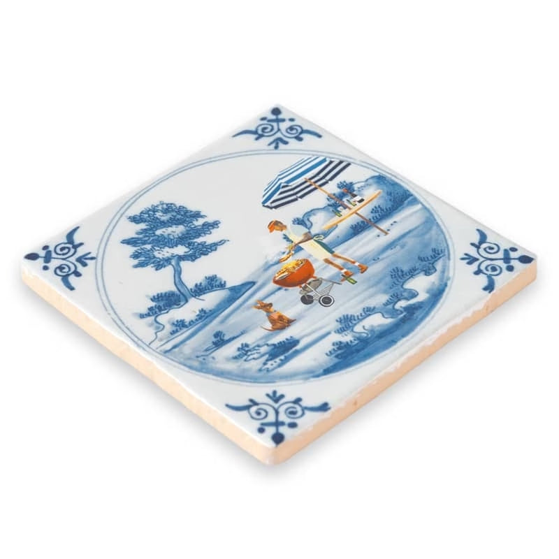 StoryTiles StoryTiles 10x10cm What's cooking - Mann am Grill  - StoryTiles bei Nauli and Stories
