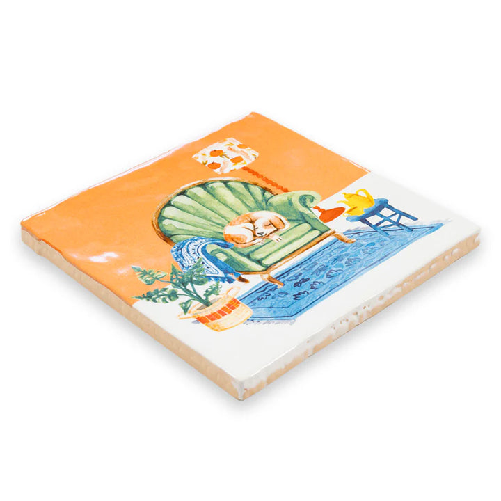 StoryTiles StoryTiles 13x13cm Beware of the dog - Storytiles - Medium bei Nauli and Stories