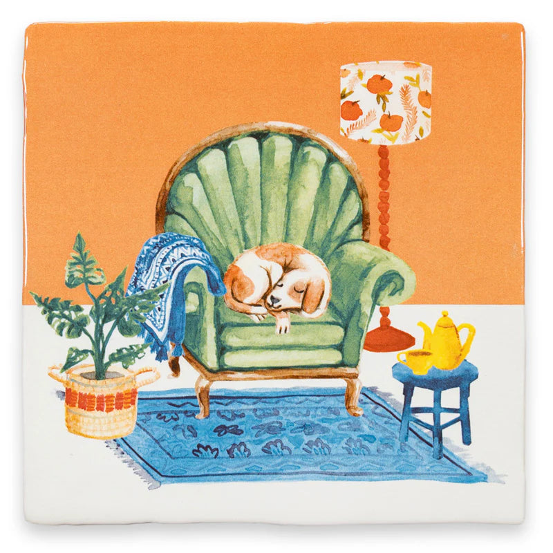 StoryTiles StoryTiles 13x13cm Beware of the dog - Storytiles - Medium bei Nauli and Stories