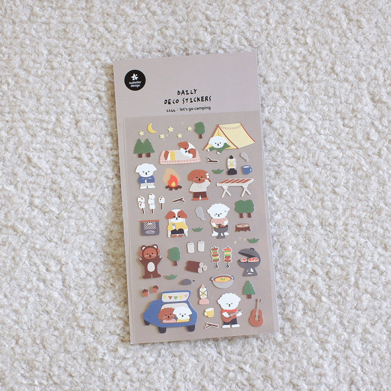 Suatelier Sticker Camping Sticker "let&