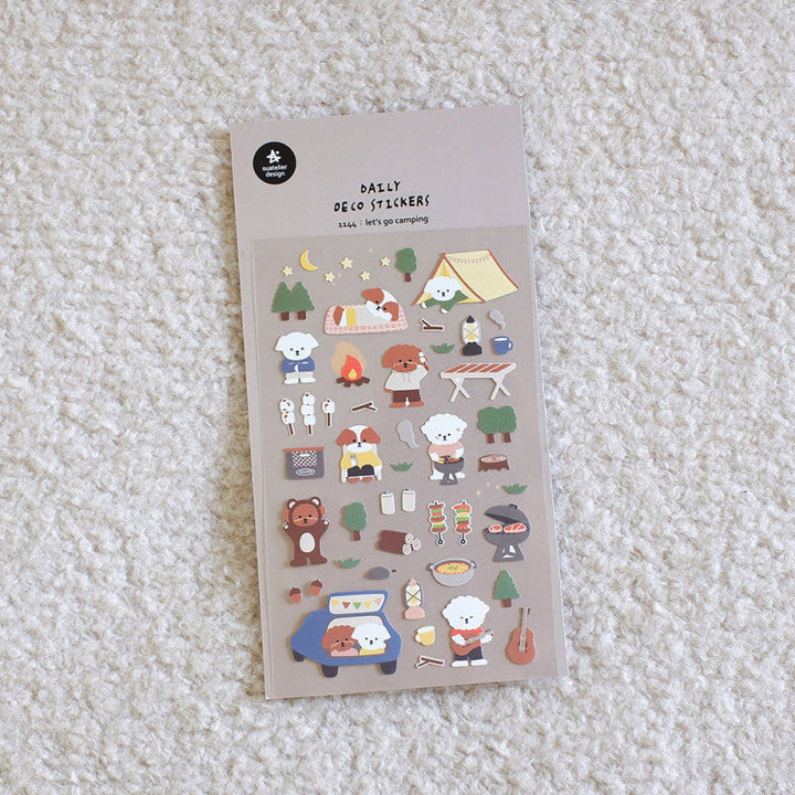 Suatelier Sticker Camping Sticker "let&