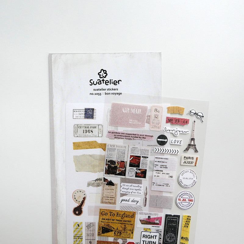 Suatelier Sticker DAILY DECO, SUATELIER / bon voyage bei Nauli and Stories