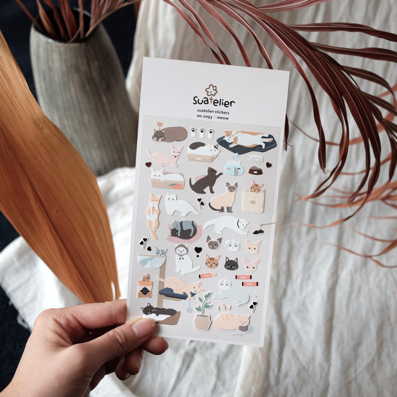 Suatelier Sticker DAILY DECO, SUATELIER / meow bei Nauli and Stories