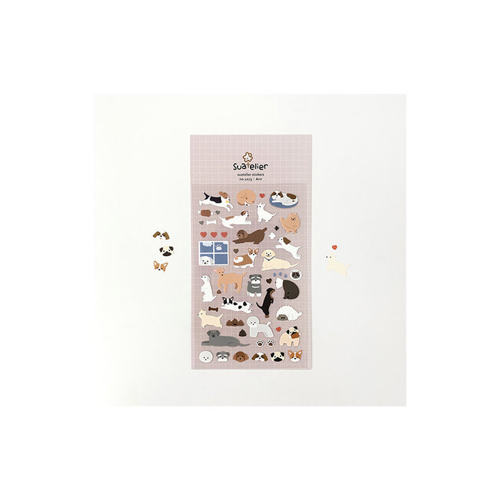 Suatelier Sticker Hunde Sticker Arr – Suatelier x Zihand Daily Deco bei Nauli and Stories