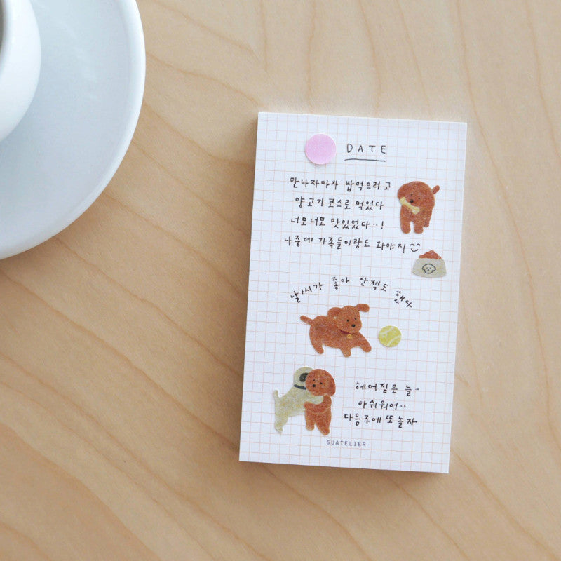 Suatelier Sticker Hunde Sticker puppy – Suatelier Daily Deco bei Nauli and Stories