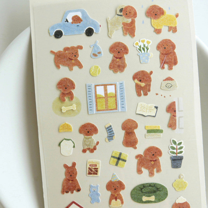 Suatelier Sticker Hunde Sticker puppy – Suatelier Daily Deco bei Nauli and Stories