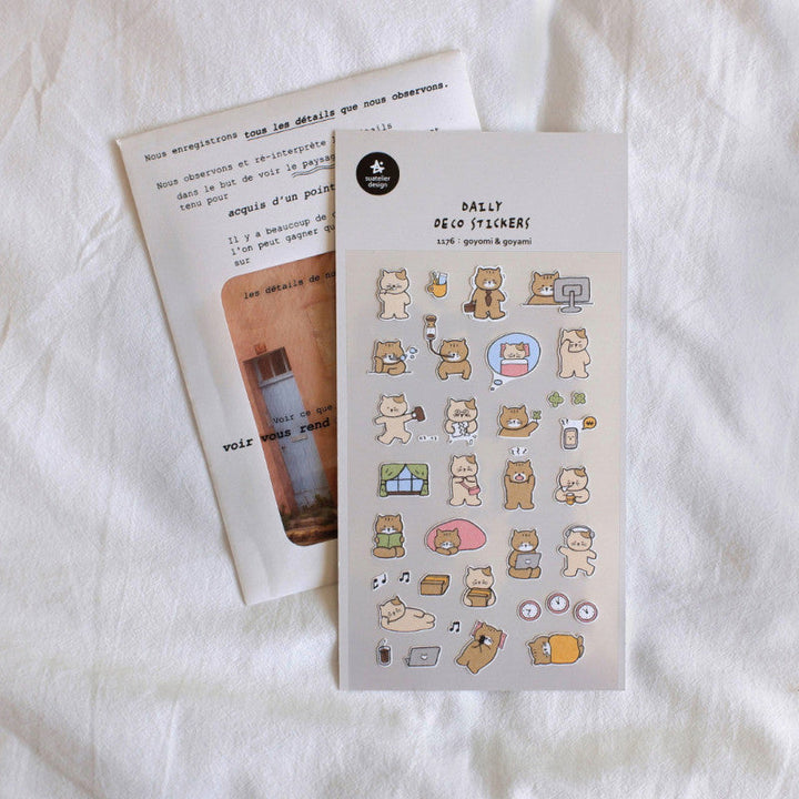 Suatelier Sticker Katzen Sticker goyomi &amp; goyami – Suatelier Daily Deco bei Nauli and Stories