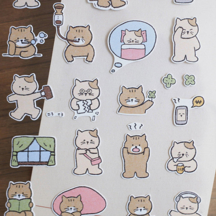 Suatelier Sticker Katzen Sticker goyomi &amp; goyami – Suatelier Daily Deco bei Nauli and Stories