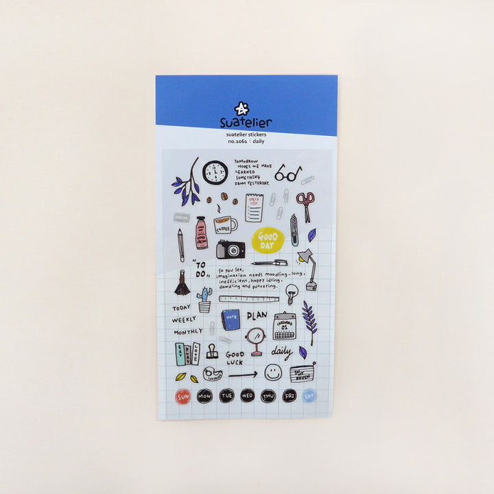 Suatelier Sticker Planner Sticker daily – Suatelier Daily Deco bei Nauli and Stories