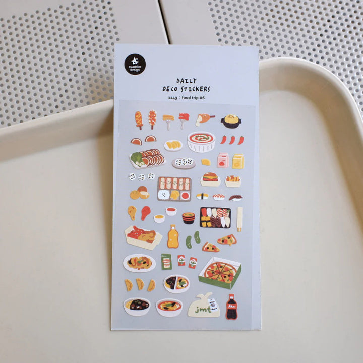 Suatelier Sticker Street Food Sticker food trip 
