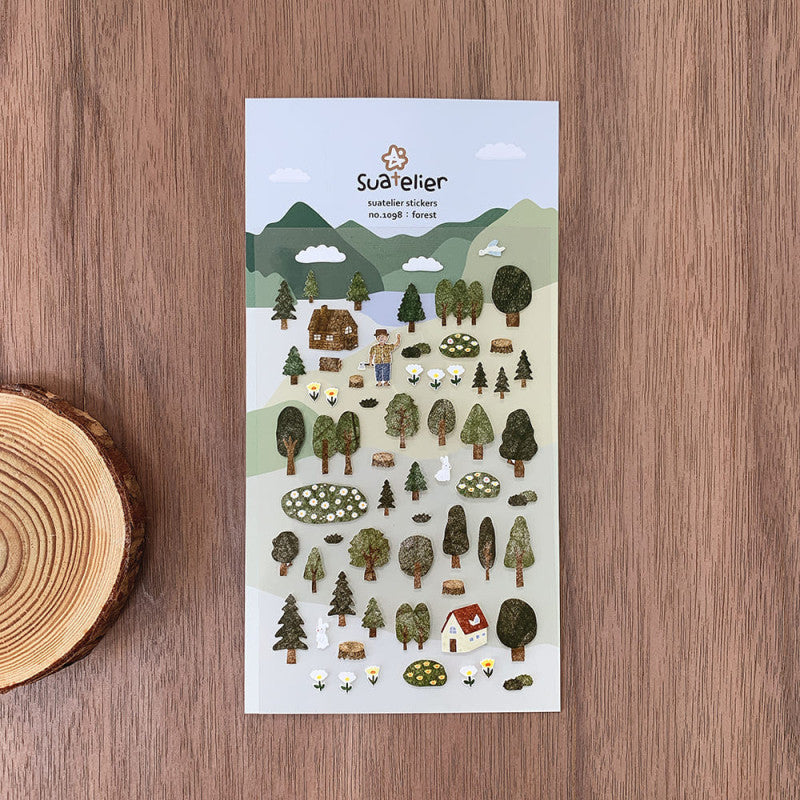 Suatelier Sticker Wald Sticker forest – Suatelier Daily Deco bei Nauli and Stories