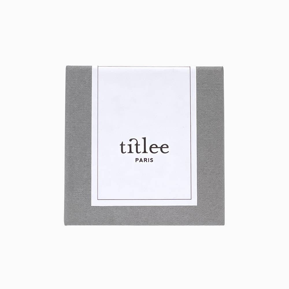 Titlee BLOOMFIELD beads earrings (grey) bei Nauli and Stories