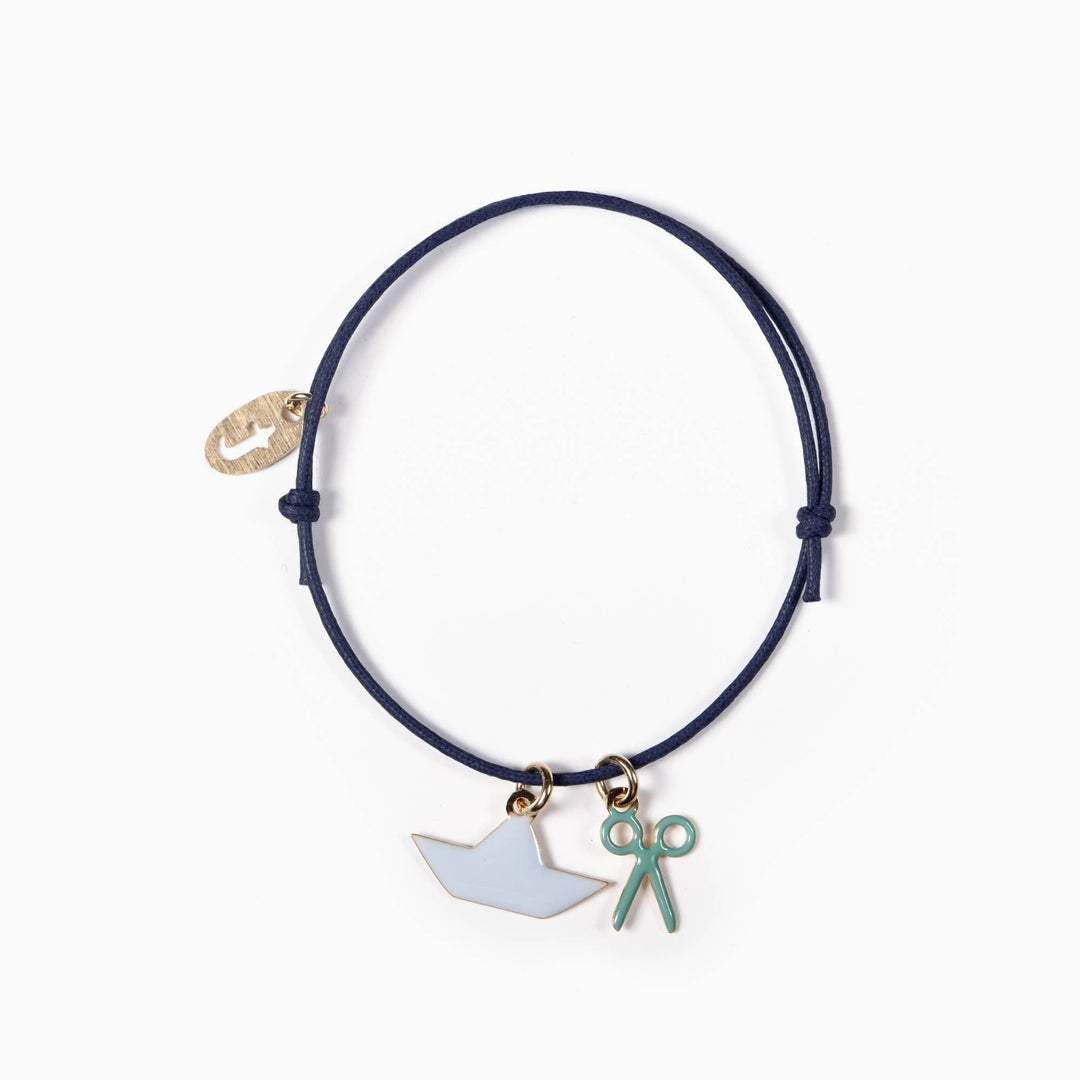 Titlee Armband Armband Origamiboot und Schere bei Nauli and Stories