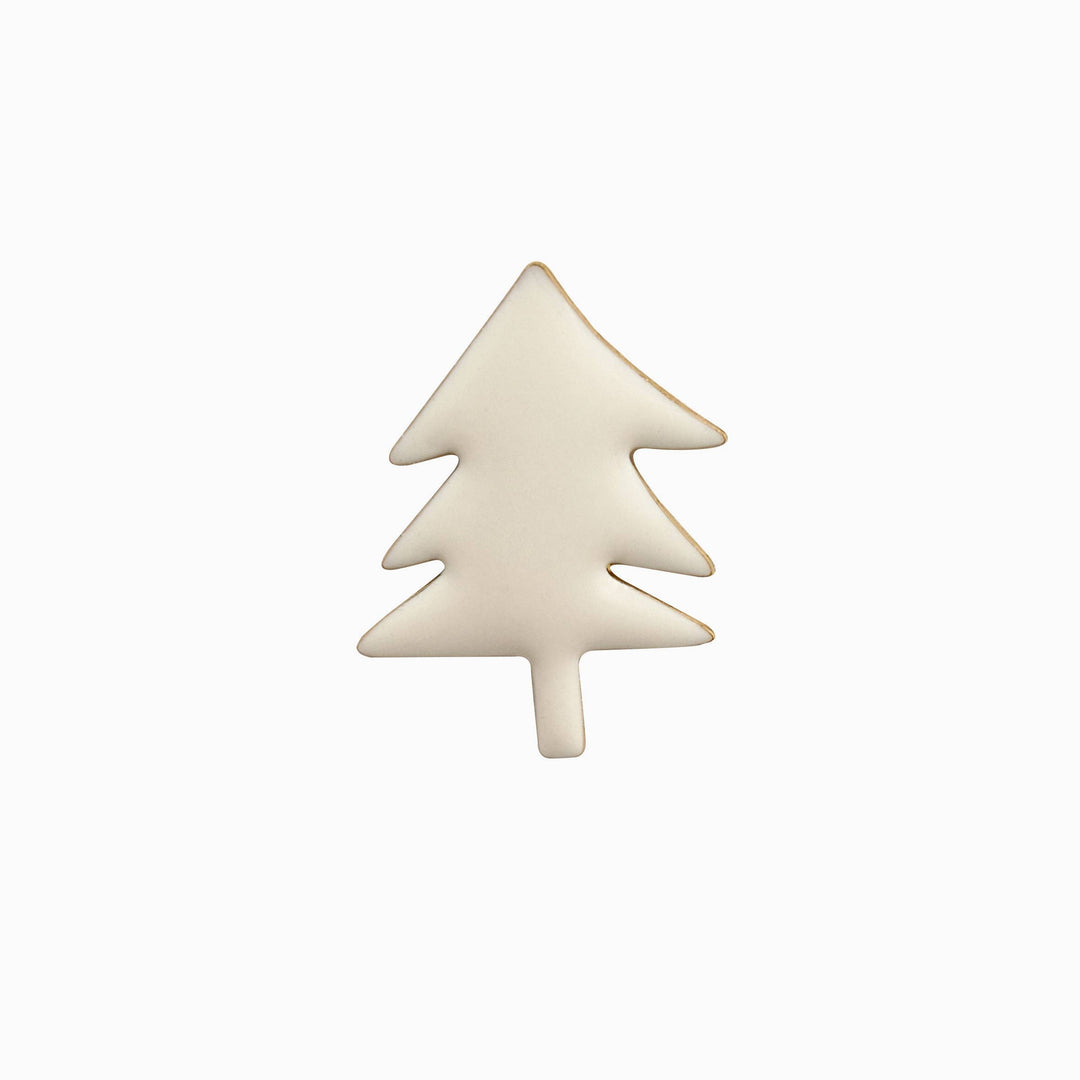 Titlee CONNOR pine tree enamel pin (off-white) bei Nauli and Stories